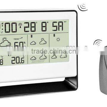 Digital five days weather forecast clock S3607W meet CE and RoHS