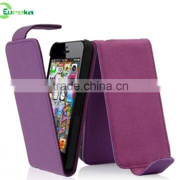 New products 2014 flip book style smart mobile leather phone cover for IPhone 5C