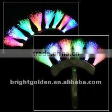 Blinking Fiber Optic Mohawk Head 6 modes