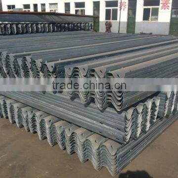 China New Style Hot Rolled Spraying Plastics Crash Barrier for Two Beam photo-5
