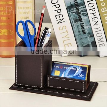 High grade leather name card holder / household storage bo /PUPVVC name card bo / leather case