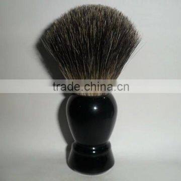 Men Face Use black badger beard brush