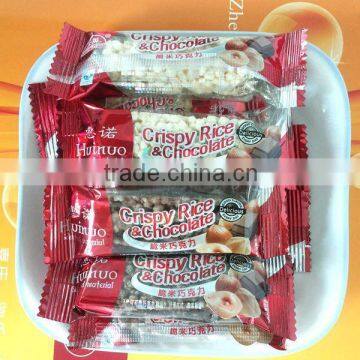 Huinuo crispy rice chocolate bar