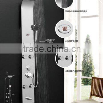 304 stainless steel black shower panel Y-075