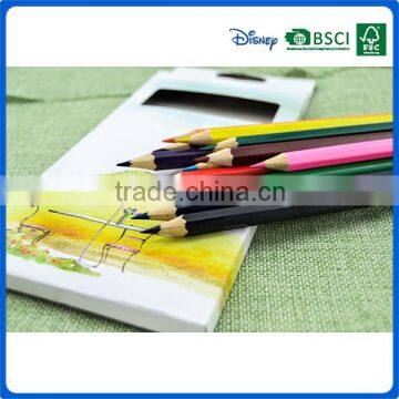 2016 Hot Sale Customized School Hexagonal 7 Inch 12 Colors Pencil Into Paper Box for Art photo-5