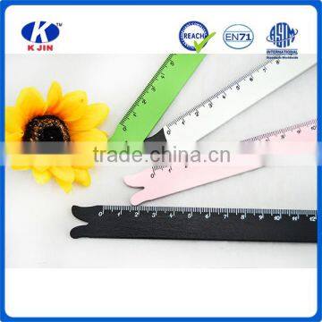 Promotion Cheap 15cm Cute Wood Printing Ruler With Custom for School photo-2