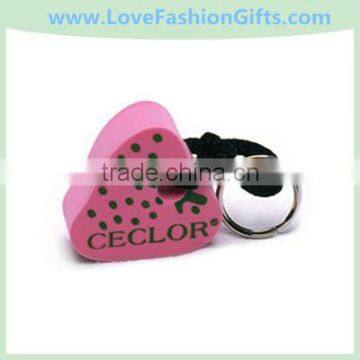 EVA Strawberry Foam Key Ring/Key Chain/Key Tag