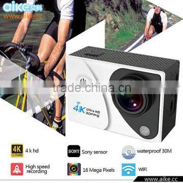 2016 4K Underwater Mini Sports Action Camera Wifi Version Full HD Sports Action Camera