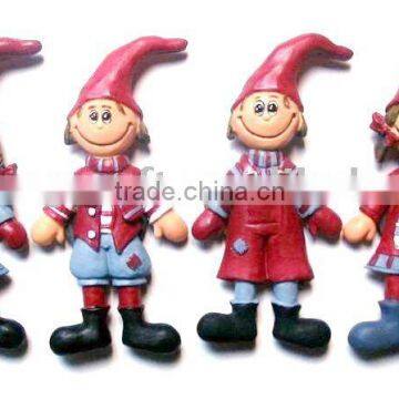 Polyresin figurine fridge magnets for promotion