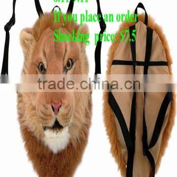 Tiger backpack Ultra low-cost sales promotion Korean style tiger head backpack,animal backpack