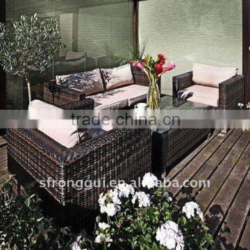 wicker sofa set polyrattan garden furniture for outdoor outdoor sofa bed