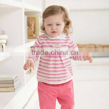 FB10 dave bella 2014 autumn winter cotton cashmere toddlers sweater infant clothes outwear baby pullover cashmere sweater