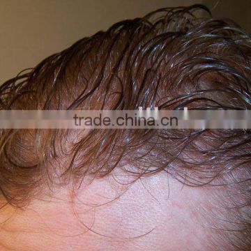 High quality human hair men Toupee