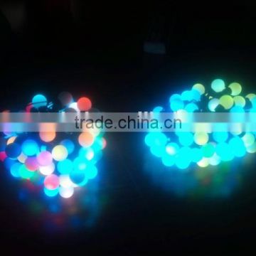 led round ball christmas lights (white ball string)