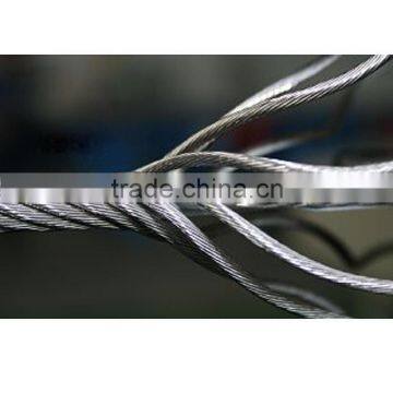 factory supply 6x36 ungalvanized steel wire rope