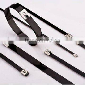 BALL LOCK TYPE COATED PVC STAINLESS STEEL TIES