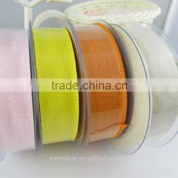 Colorful natural cotton ribbon for gift and decoration                        
                                                Quality Choice