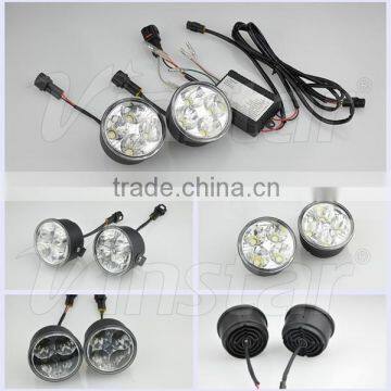 Vinstar High Power Universal 7CM LED DRL light 70MM universal Fog light 6000K Truck Fog Light