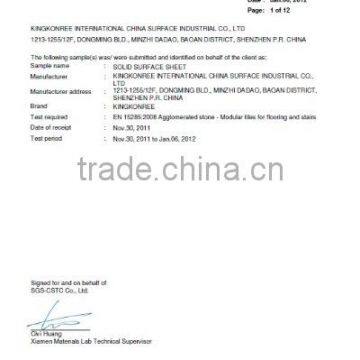 Solid Surface Sheet SGS