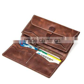 Factory Wholesale Soft Leather Oem Design Nice Quality Leather Purse For Men photo-3