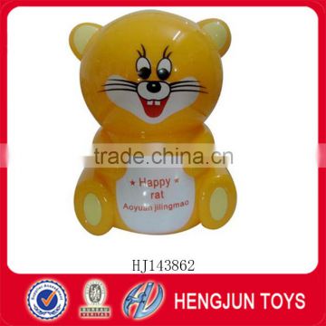 shantou manufacturer wholesale plastic cartoon mouse piggy bank for kids gift