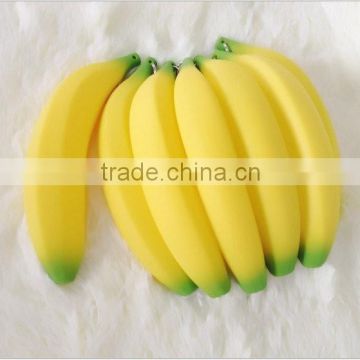 New styleBanana shaped silicone pencil case/cute cheap pencil cases/silicone rubber pencil case