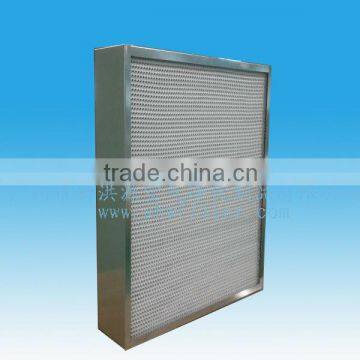 High temperature separator hepa air filter for medical factory