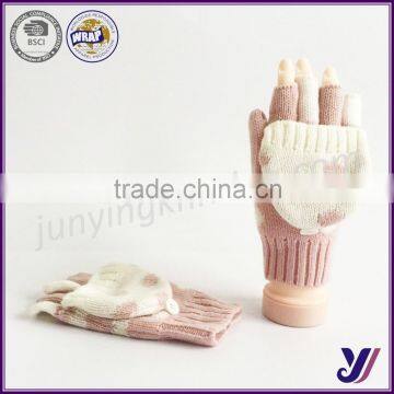 Cheap winter wool felt knit gloves factory wholesale sales (accept the design draft)