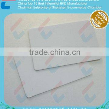 CR80 30Mil Graphic Quality Blank White PVC Card