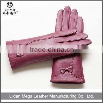 Newest design high quality Long Leather Gloves Leather Driving Gloves