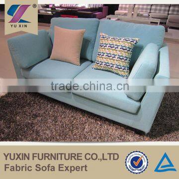 2 seat Fabric HIgn Density Sponge hotel summer furniture lazy sofa