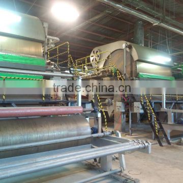 1575mm waste paper recycling machinery for toilet paper machinery