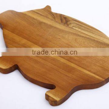 Kitchen Acacia Wood Animal Shaped Cutting Board photo-3