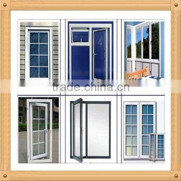 arch pvc window/pvc swing window/pvc window with shutter