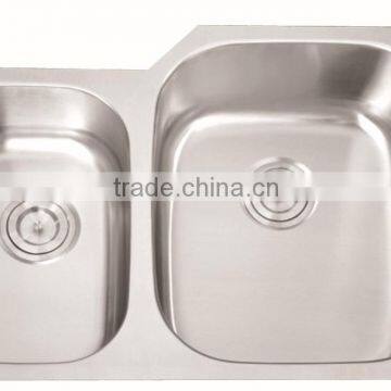 10 year ss sink suppler 30/70 stainless steel kitchen sink