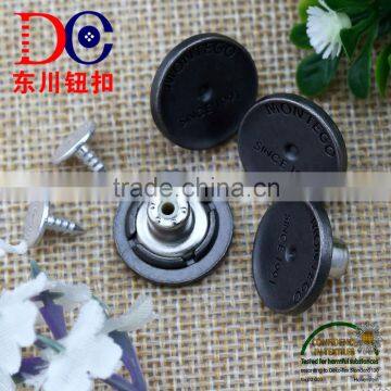 Metal Carve Logo Customized Alloy Jeans Denim Button,Metal Button for Jackets photo-5