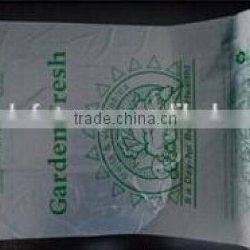 plastic supermarket bags on roll for vegetable, Poly bag, 12x20