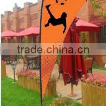 Custom size and design feather / teardrop / flying beach flag