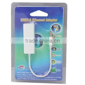 New USB 2.0 to Fast Ethernet LAN Network Adapter