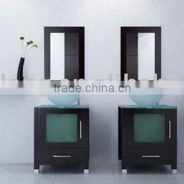 two-type solid wood bathroom vanity