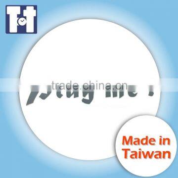 Desk Name Plate Silver Foil Sticker Designed photo-5