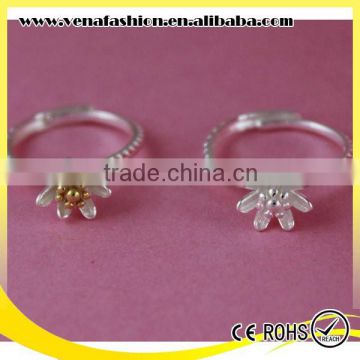 flower novelty smart 925 new design rings silver jewelry