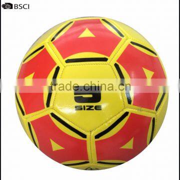 PVC soccer ball size 5 for promotion stocklot game ball