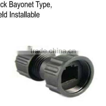 RJ45 series, panel front mount ,ip67 waterproof connector