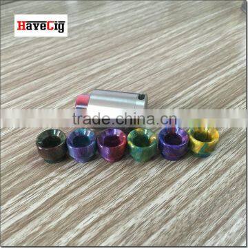 2016 newest ecig wide bore vape drip tips resin drip tips adjustable drip tips
