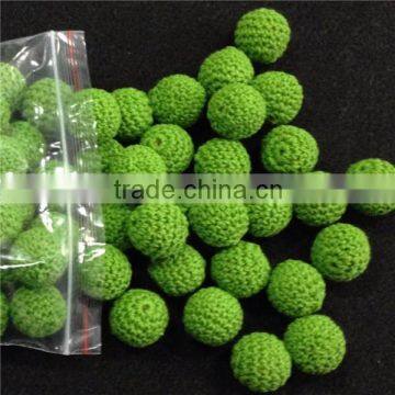 20mm 30mm round wood beasd wholesales of crochet cotton wood beads