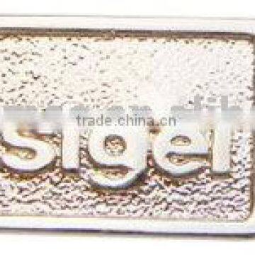 alloy bag logo plate