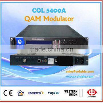 TV and radio equipment,DVB-C modulator,catv system Modulator,DVB-C qam rf modulator COL5400A