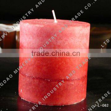 3" Scented Red Pillar Candle