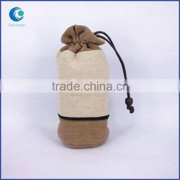 Wholesale Linen Bottle Pouch Custom Packing Cup Bags Made In China For Export